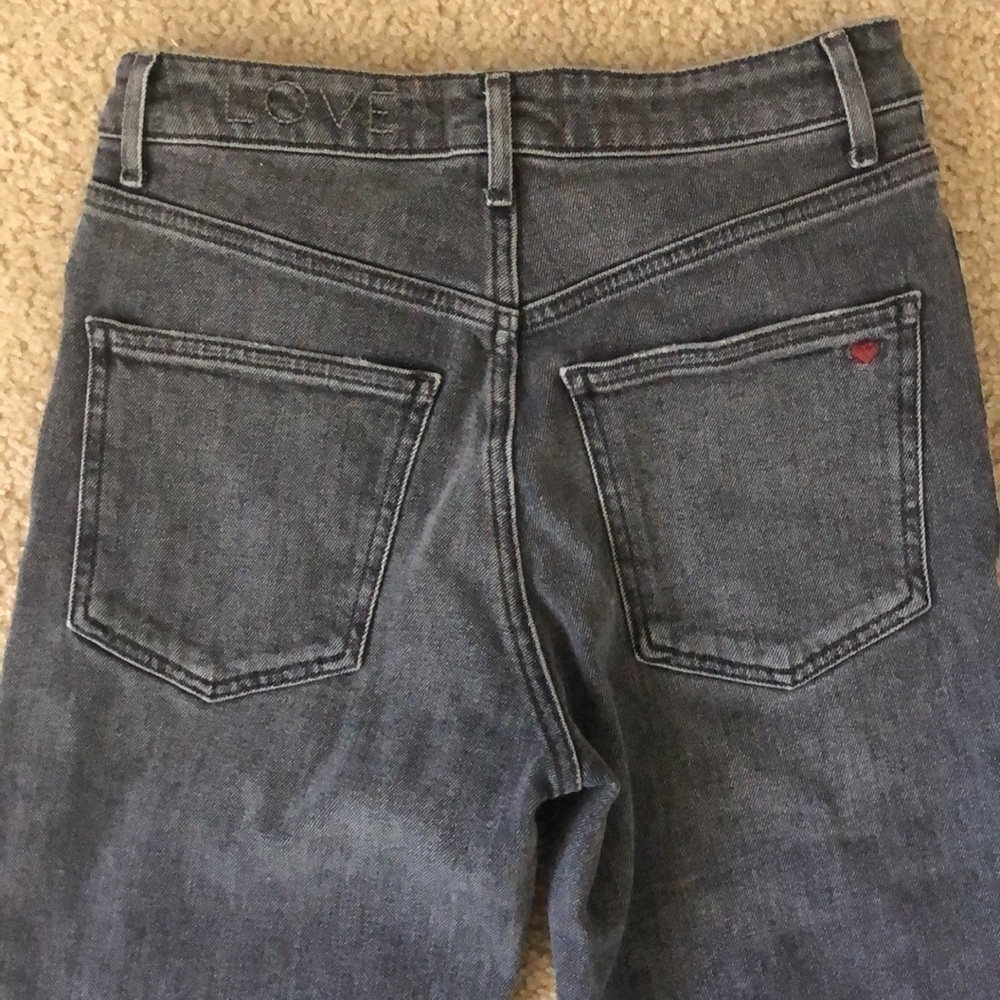 Anthropologie Sundry High Rise Cropped Jeans Leopard size 26 NWOT - Picture 5 of 10